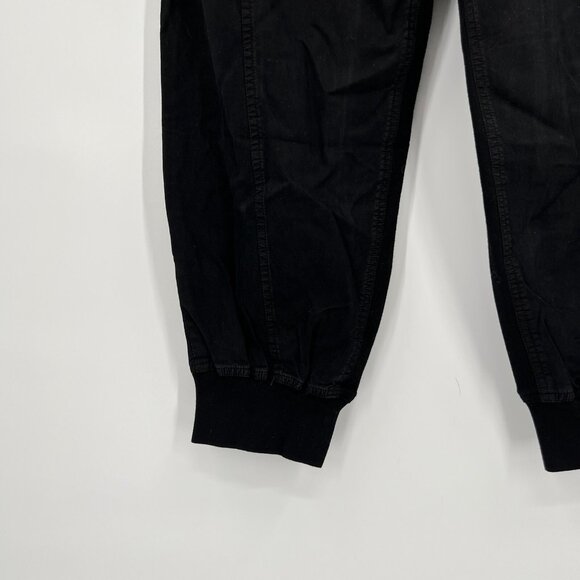 Quince Vintage Wash Tencel Utility Joggers size L Large Women's in Black - Picture 6 of 7